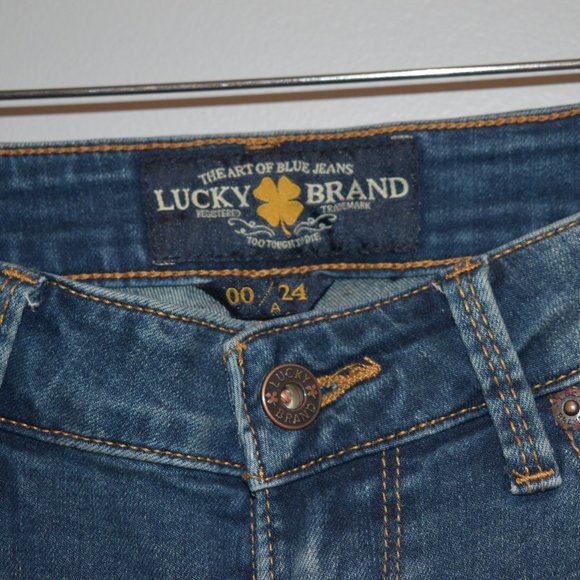Women Lucky Brand Lolita Skinny Jeans Size 00/24" - Picture 3 of 10